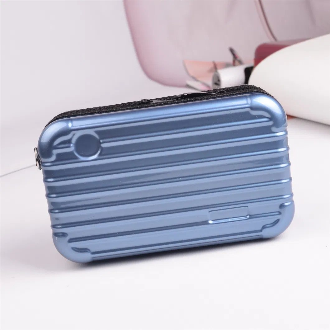 Fashion OEM Logo Hand Carry Cosmetic Bag Ladies Makeup Case