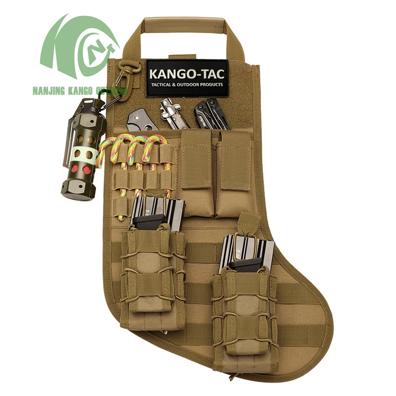 Christmas Stocking-Shaped Waterproof Magazine Pouch with Molle System