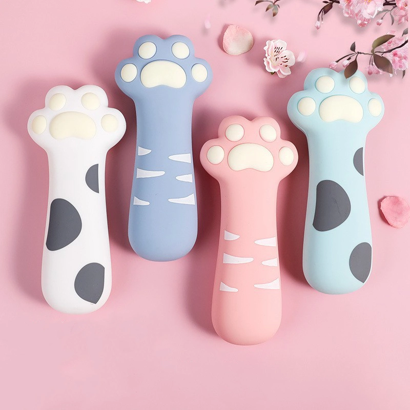 Silicone Cat Claw Pencil Case Pen Box Cute School Supplies Student Pencil Storage Bag Multi-Function Pen Case Pencil Pouch