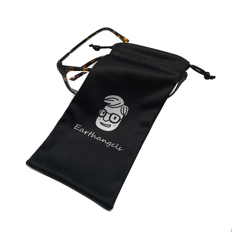 Sublimation Printed Soft Microfiber Drawstrings Bags Pouch for Sunglasses Eyeglasses