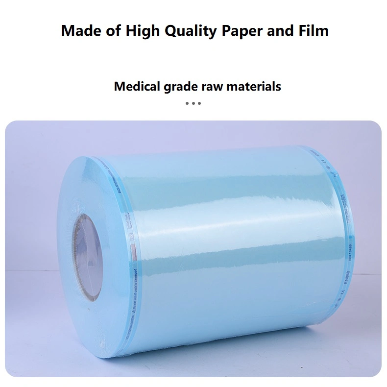 Medical Heat Seal Sterilization Roll Pouch for Plasma Sterilization in Hospital OEM