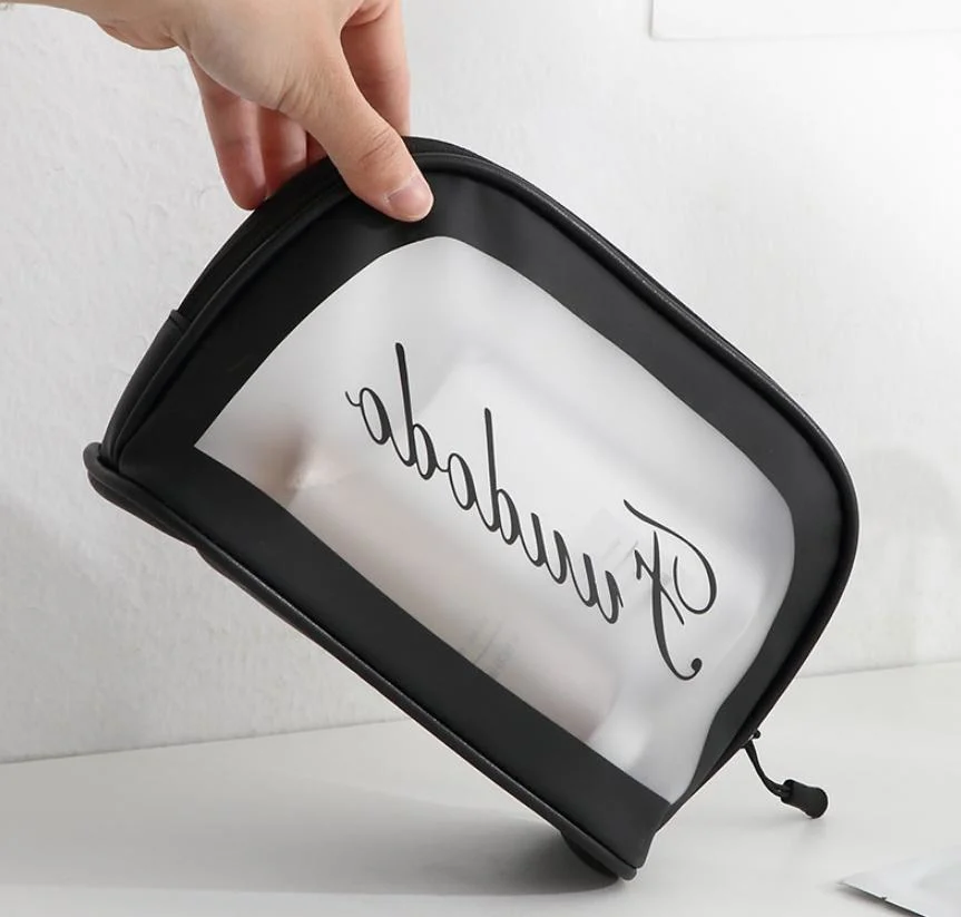 Clear PVC Wash Cosmetic Bag Women Travel Makeup Bag