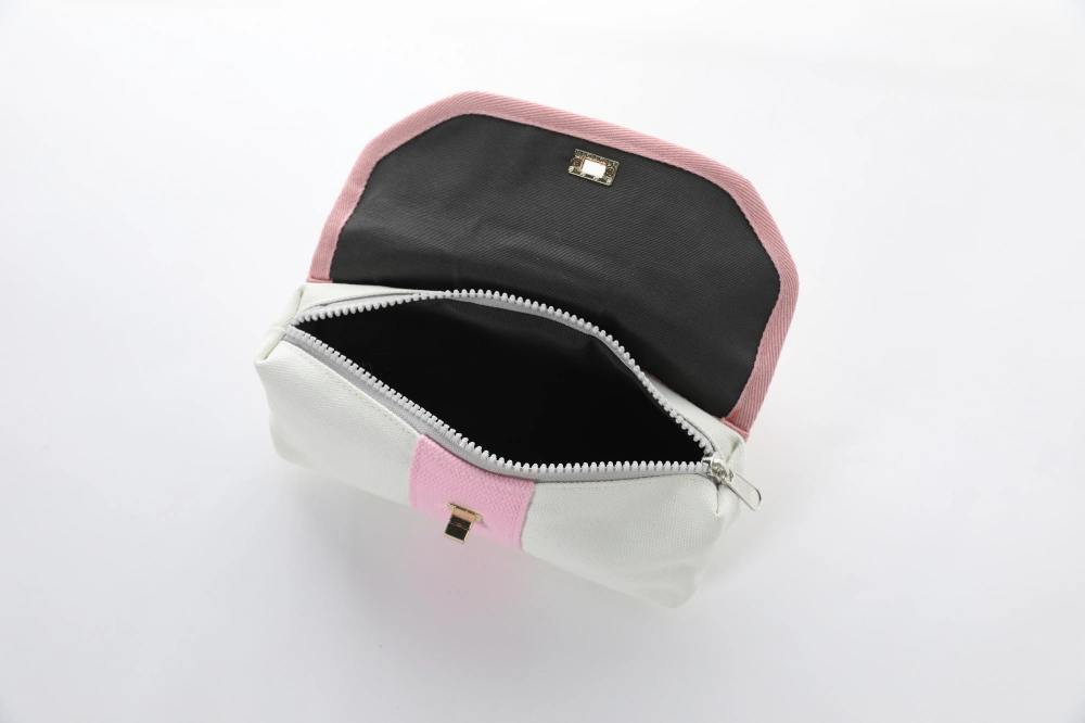 Women Bulk Makeup Pouch Travel Toiletry Bags Canvas Cosmetic Bag