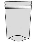 En el embalaje personalizado y de stock resellables Stand up Pouch de plástico, bolsas de Mylar con cierre de cremallera, de forma personalizada Bolsa de Mylar con ventana