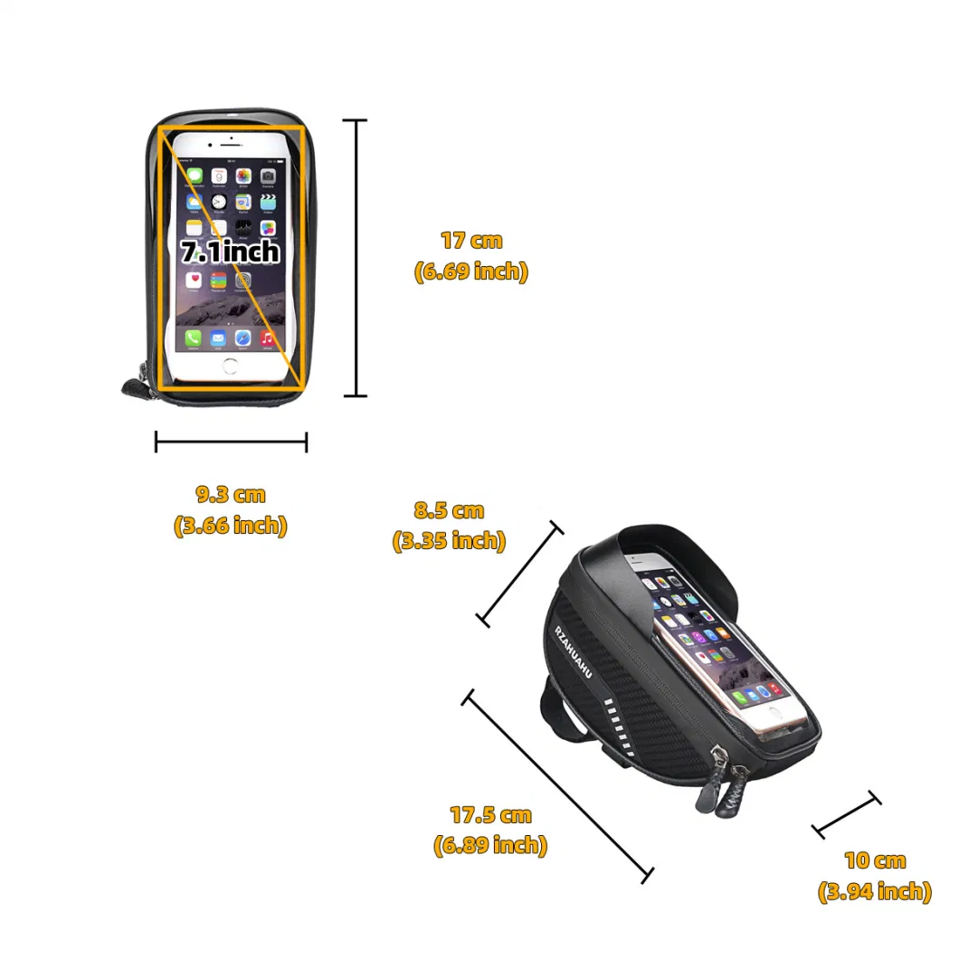 Bike Bicycle Handlebar Mount Holder Waterproof Phone Bag