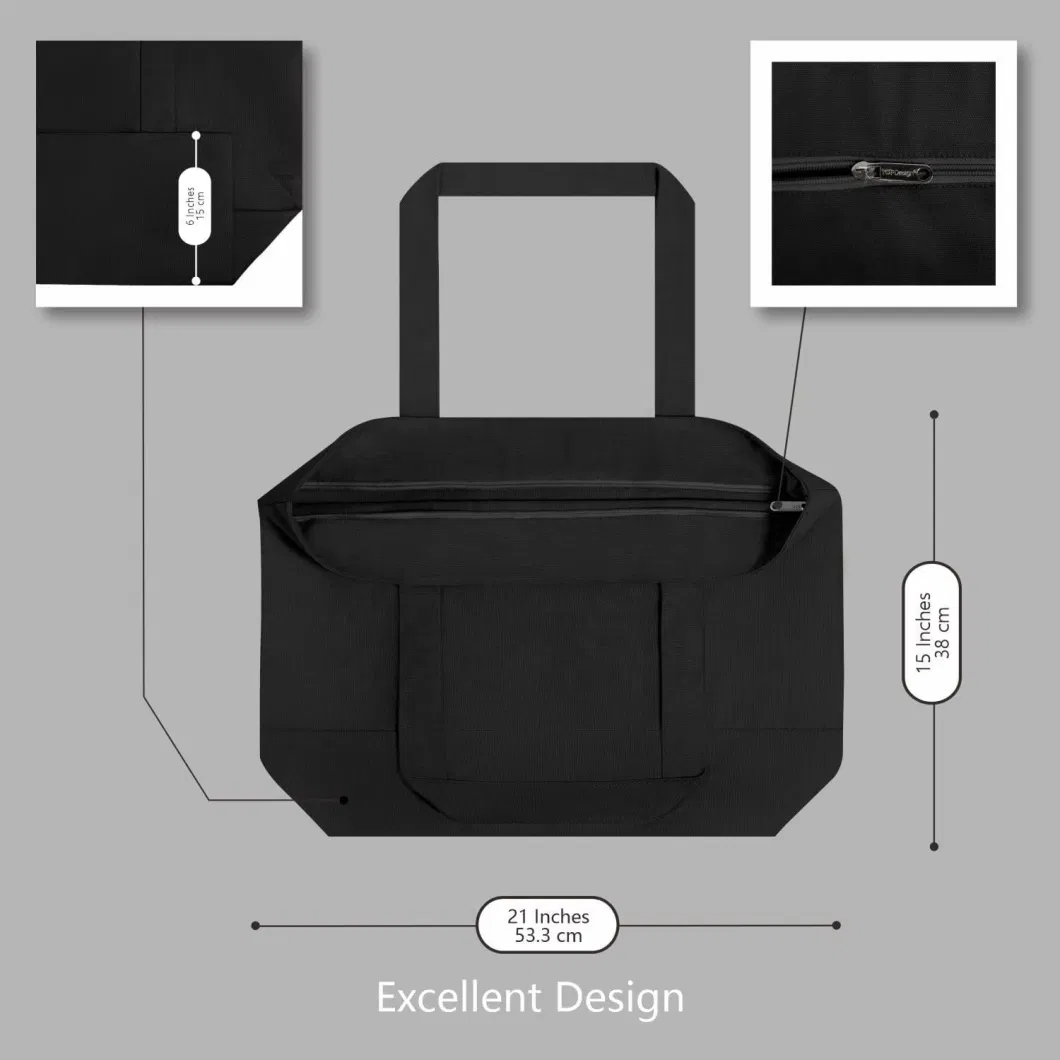 OEM Canvas Handbag Outdoor Weekend Low MOQ Duffle Luggage Travel Bag Shopping Handle Bags Fashion Cosmetic Clutch Bags