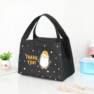 Fashion Cute Cartoon School Kids&Office Carry Waterproof Foil Thermal Insulated Lunch Cooler Bag