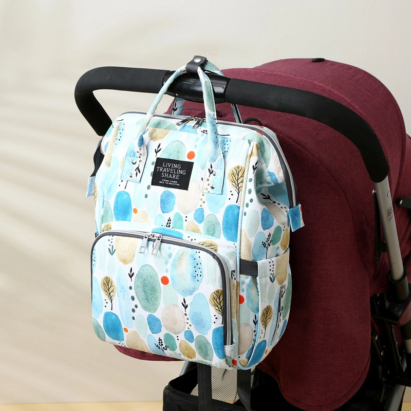 (WD0090) Mom Baby Multi-Function Waterproof Outdoor Travel Diaper Bags