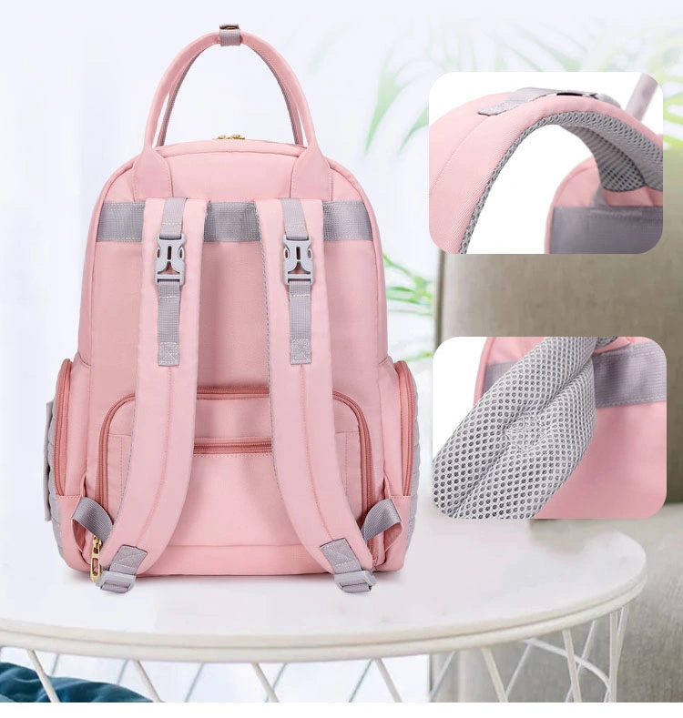 Mommy Baby Changing Bed Diaper Carrier Bag Maternity Backpack Baby Bag Nappy Bag for Mom