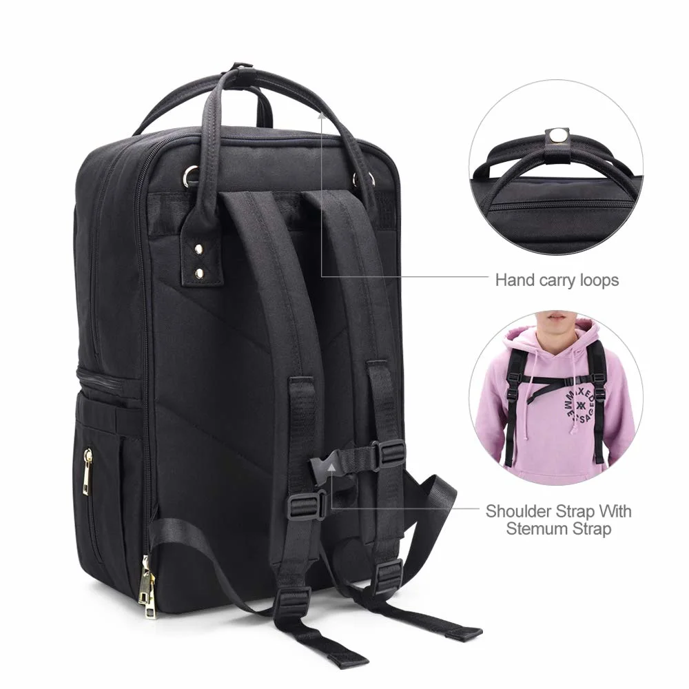 Trendy Backpack, Large Capacity Multi-Functional Baby Diaper Bag, Diaper Backpack