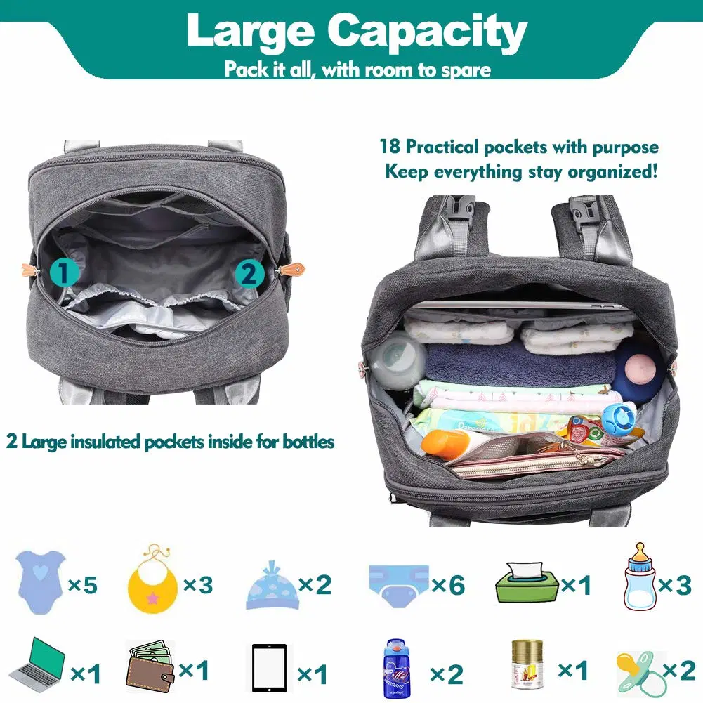 Best Seller Waterproof Nappy Diaper Bag