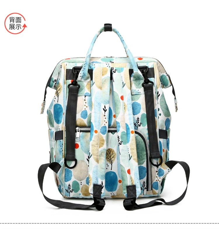 (WD0090) Mom Baby Multi-Function Waterproof Outdoor Travel Diaper Bags