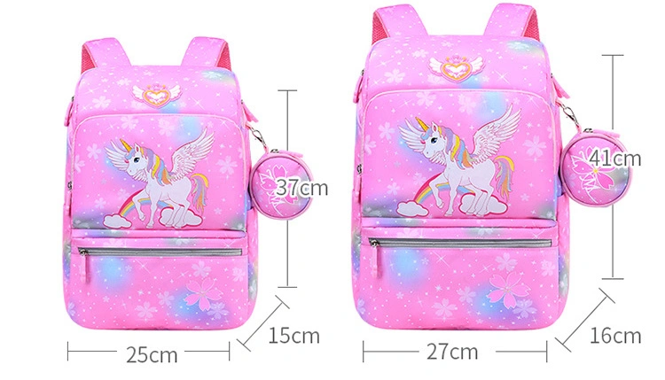 New Style Rain Resistant Double Shoulder Primary School Children Students Kids Schoolbag Backpack Mochila Sachel Bag (CY9950)