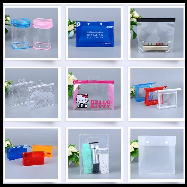 Clear PVC Packing Bag for Cosmetic Set