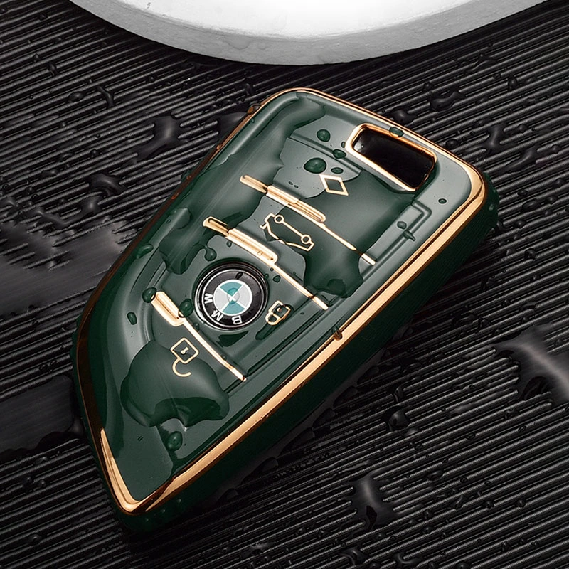 Soft TPU Key Shell Cover Car Key Case for BMW Accessory