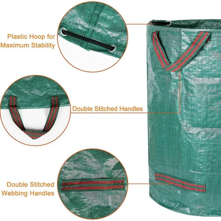 Waterproof Garden Supplies Garden Deciduous Weeds Branch Storage Planting Woven Bags