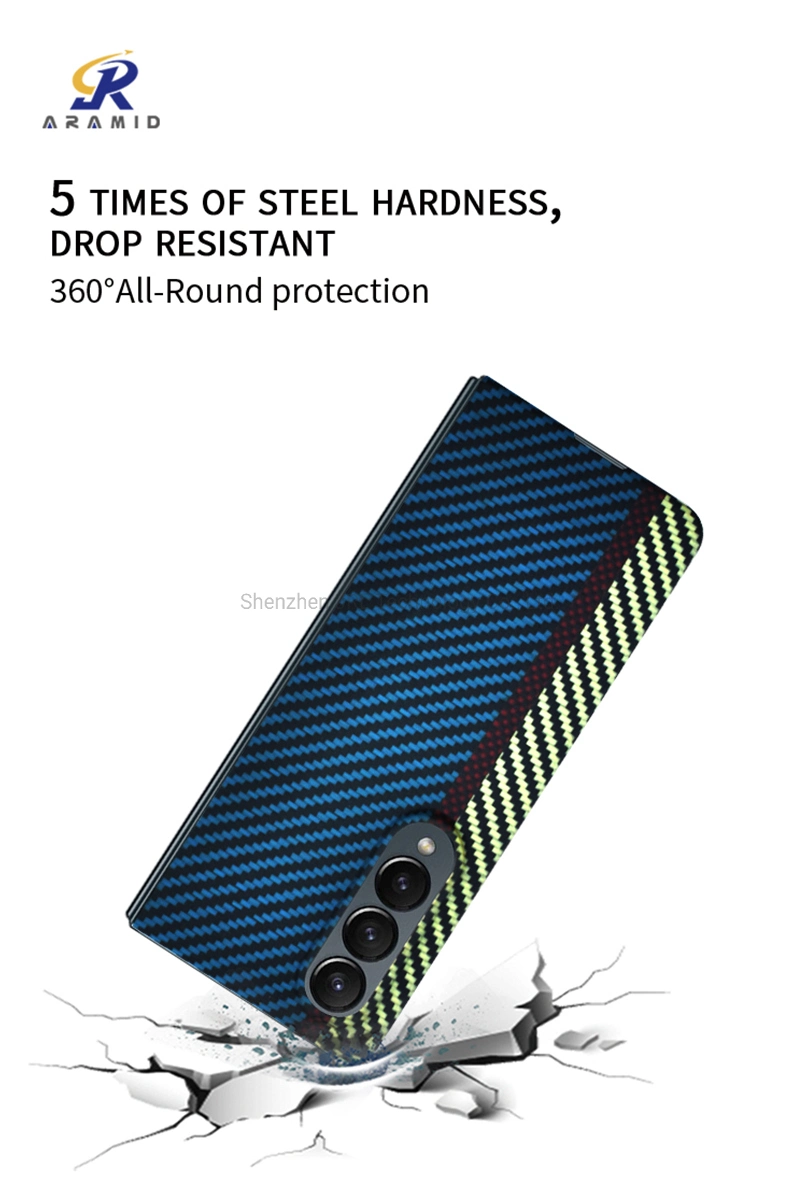 Cell Phone Accessories for iPhone Case Aramid Kevlar Carbon Fiber Case for Samsung Fold 4