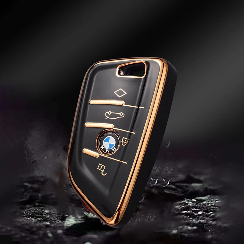 Soft TPU Key Shell Cover Car Key Case for BMW Accessory