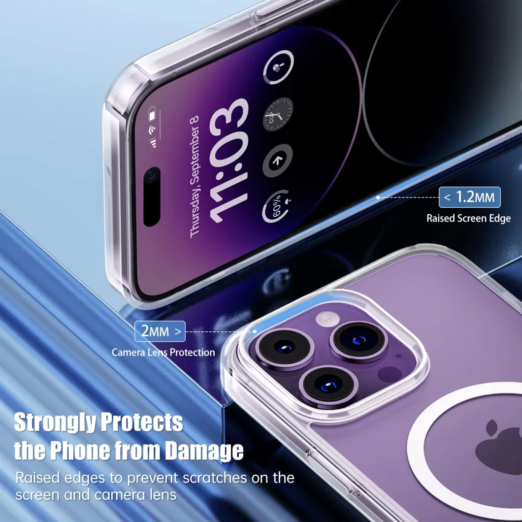 Good Price Shockproof Magsafe Transparent TPU Phone Cases for iPhone Case iPhone 13 PRO Max Case 14 Mobile Cell Mobile Phone Accessories Phone Cover