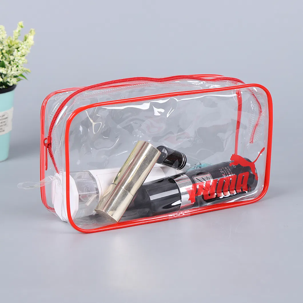 Clear PVC Packing Bag for Cosmetic Set