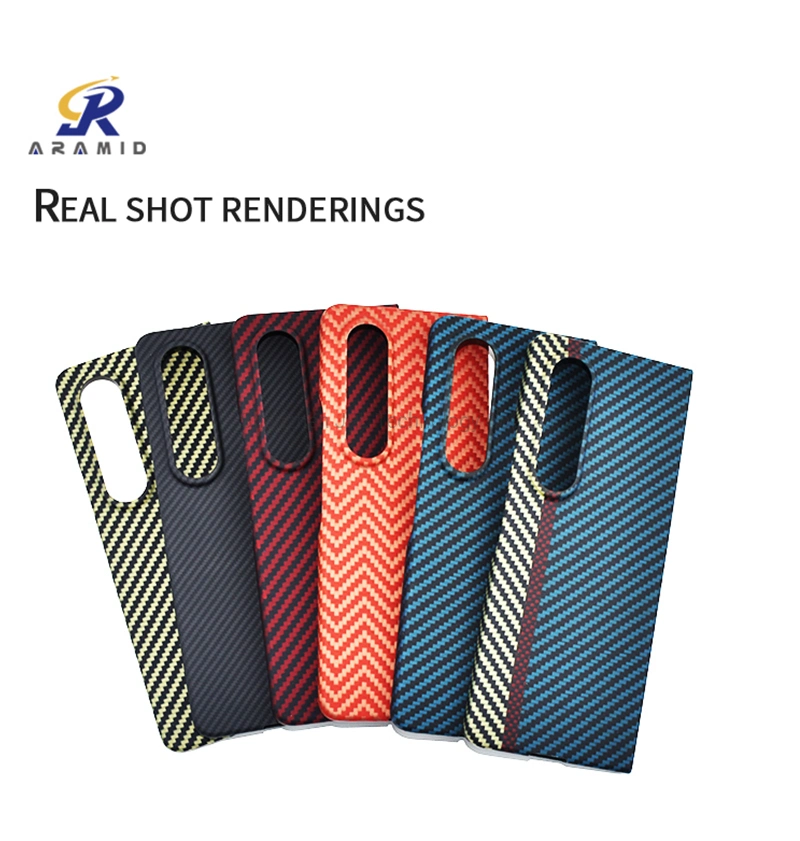 Cell Phone Accessories for iPhone Case Aramid Kevlar Carbon Fiber Case for Samsung Fold 4