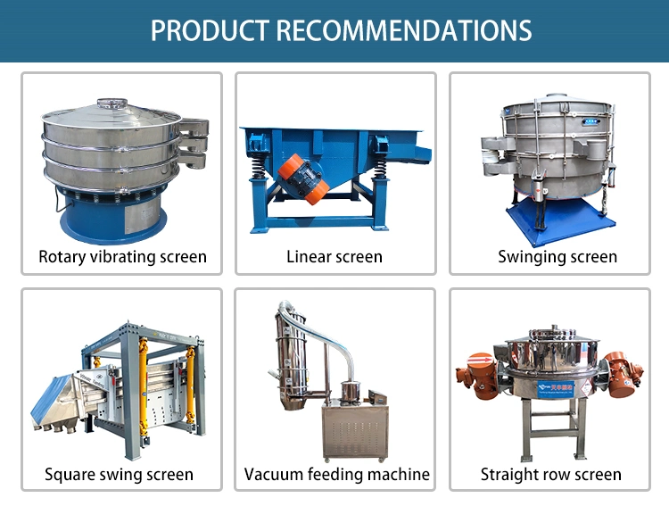 Sifter Grain Mixture Linear Vibrating Sieve Shaker Machine Screening Kaolin Powder