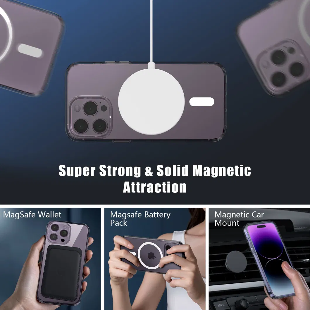 Good Price Shockproof Magsafe Transparent TPU Phone Cases for iPhone Case iPhone 13 PRO Max Case 14 Mobile Cell Mobile Phone Accessories Phone Cover