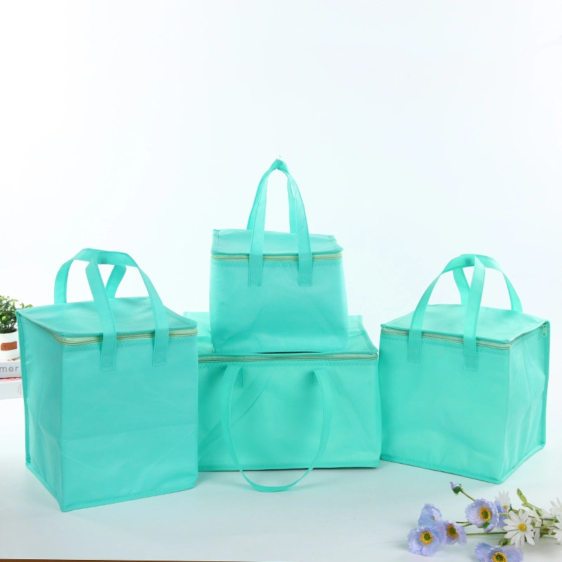 Customized Waterproof Lunch Takeaway Bag Thermal Tote Handbag Cake Cooler Bag