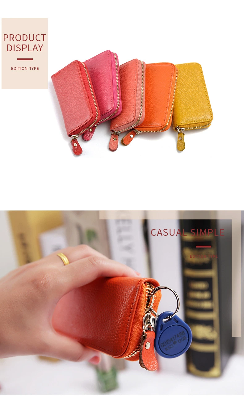 Creative Vintage Fashion Key Chains Men Women Accessories Mini Protective Shell Genuine Leather Car Key Case