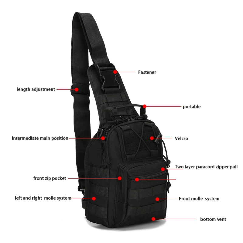 Outdoor Tactical Sling Shoulder Gear Bag for Gym Survival Ifak Waterproof