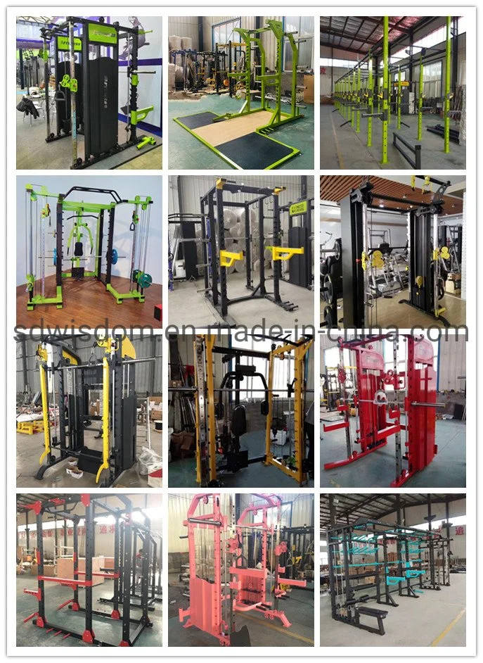 F9019 Commercial Gym Fitness Equipment Cable Multi Functional Trainer Home Gym Smith Machine Squat Rack /Power Rack