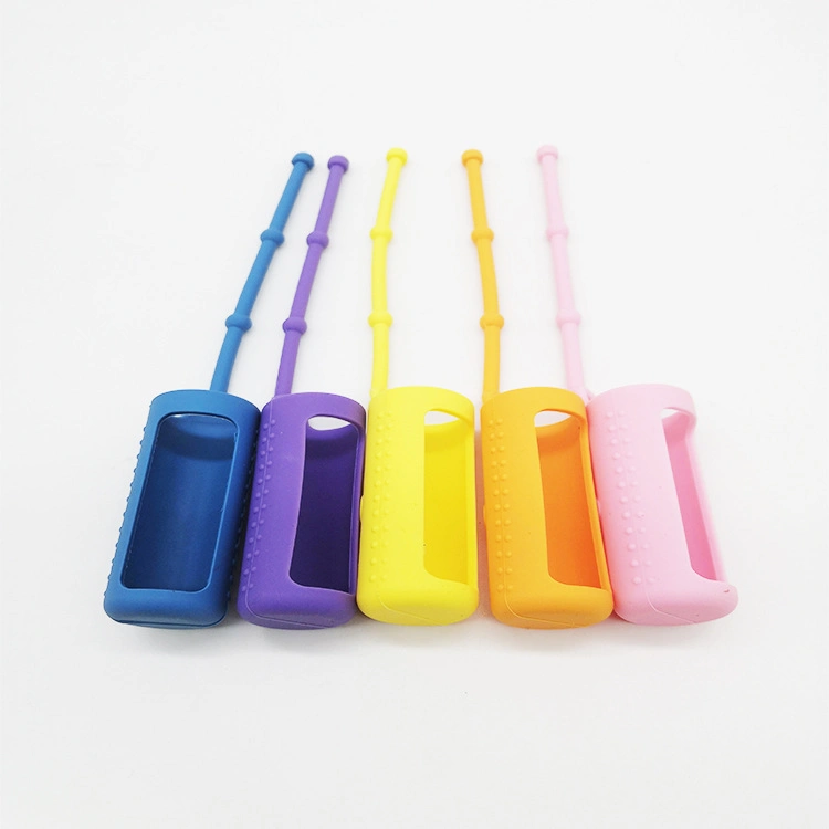 Burger Toothbrush Sponge Silicon Key Holder China Wholesale Bottle Hand Sanitizer Silicone Bottle Holder