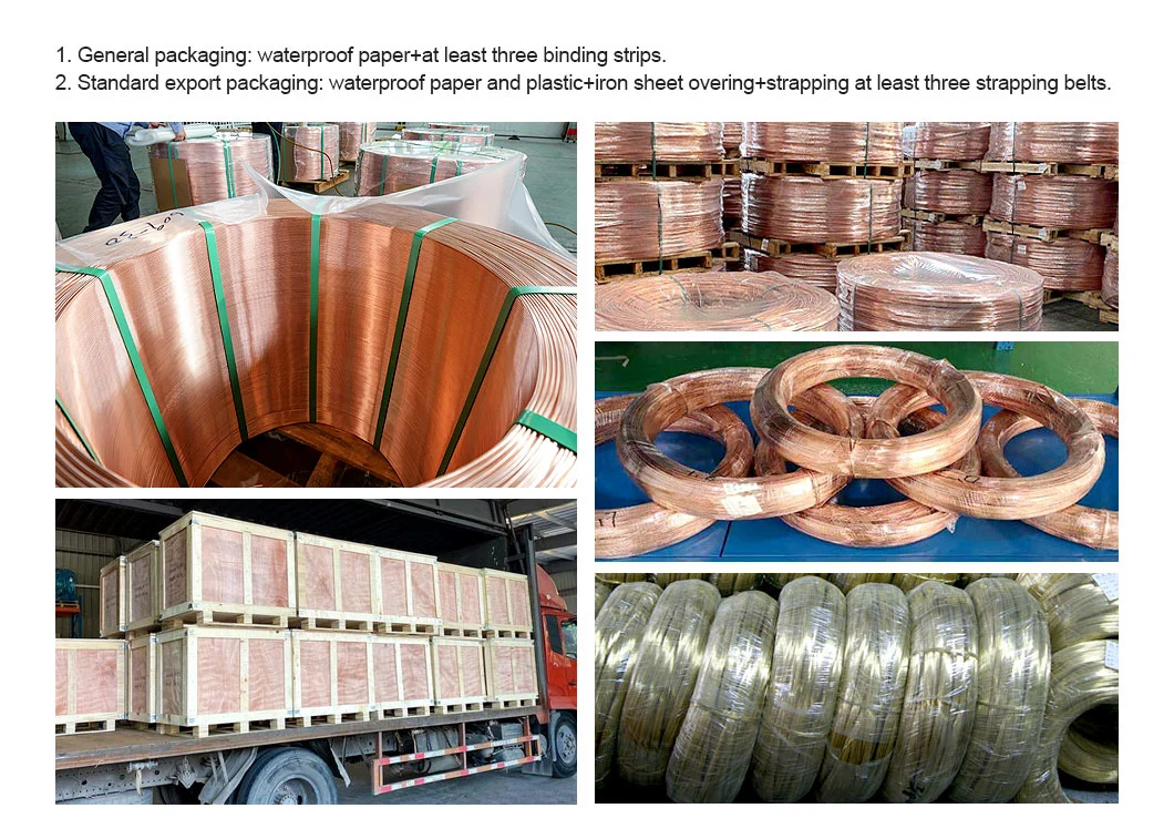 C10100, C10200, C10300, C10400, C10500, C10700, C10800, C10910 Hard Drawn Annealed Bare Copper Earth Ground Wire