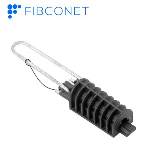 FTTH Fiber Optic Drop Wire Cable Wire Clamp Plastic Insulation Dead End Anchor Clamp Accessories Suspension Insulated Clamp