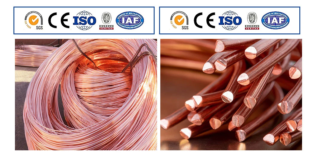 C10100, C10200, C10300, C10400, C10500, C10700, C10800, C10910 Hard Drawn Annealed Bare Copper Earth Ground Wire