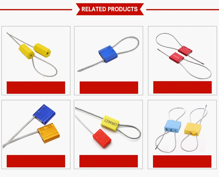 Metal Wire Tightening Type Cable Ties Steel Wire Container Security Seals