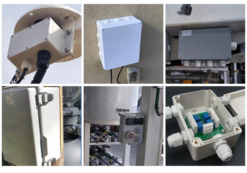 Custom Industrial Inverter Boxes Housing Standard Small ABS Plastic Electric Enclosure Junction Box for Connectors