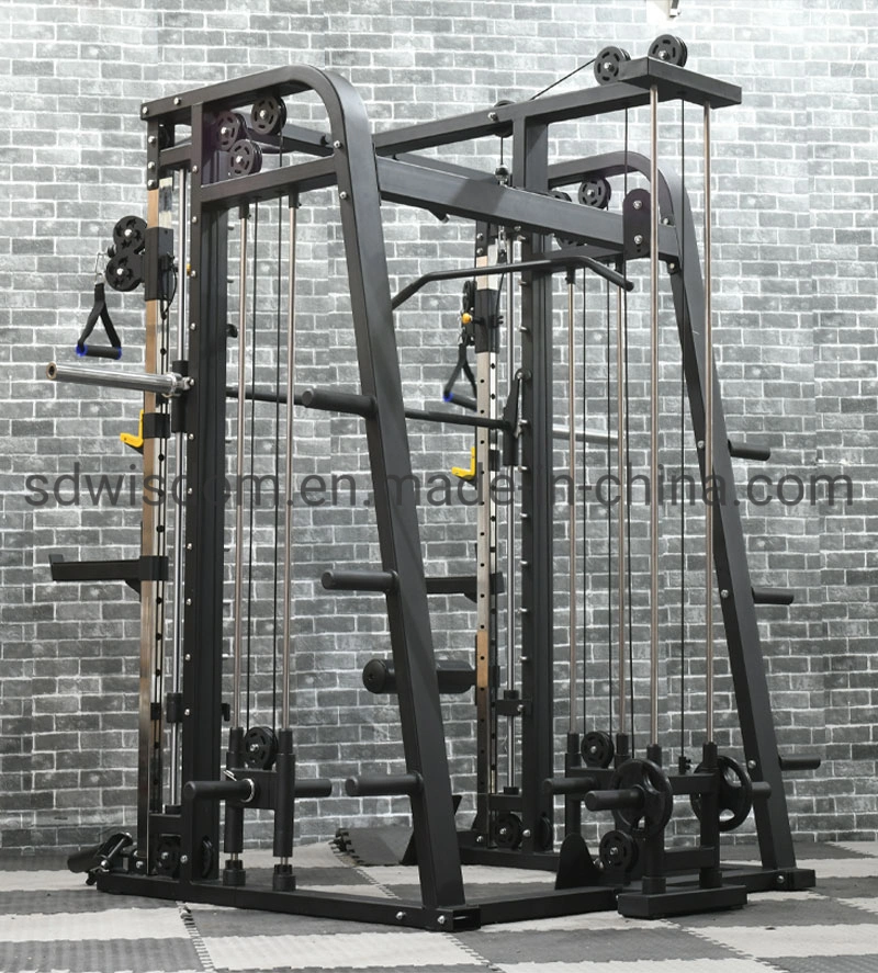 F9019 Commercial Gym Fitness Equipment Cable Multi Functional Trainer Home Gym Smith Machine Squat Rack /Power Rack