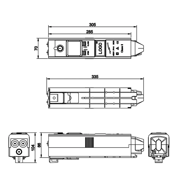 PA66 Terminal Block Junction Box