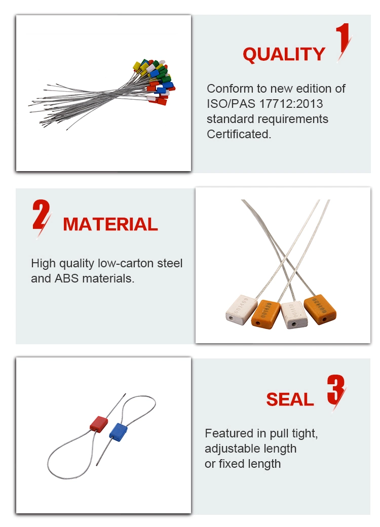 Tightening Anti-Theft and Anti-Counterfeiting Steel Wire Cable Seals