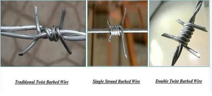 2.5 mm Wire 400 M Roll Barbed Wire/1.6mm Galvanised Barbed Wire Roll