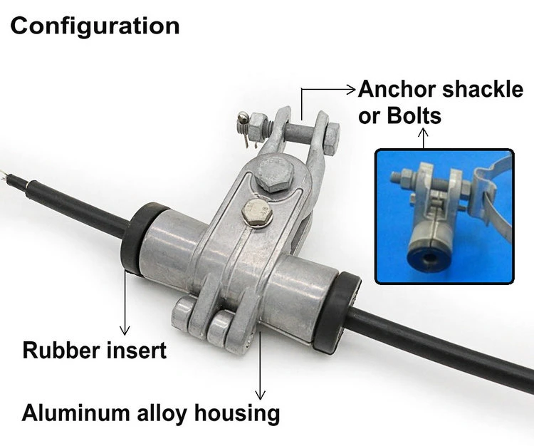 Aluminum Alloy Suspension Clamp for ADSS Short Span