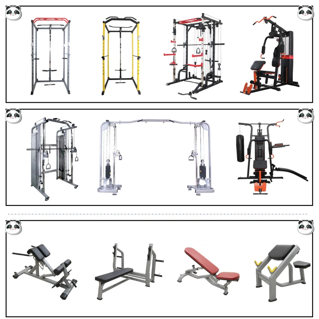 Gym Fitness Smith Machine Multi Functional Trainer Cable Machine Power Rack Cage Bench Press Chest Press Gym Squat Rack