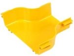 120mm, 240mm, 360mm Electric Cable Tray Yellow PVC Horizontal Tee