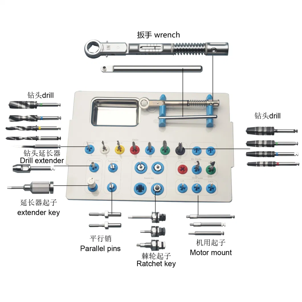 Machine Adapter for Ratchet Torx Hand Driver Implant Driver Conical Connection