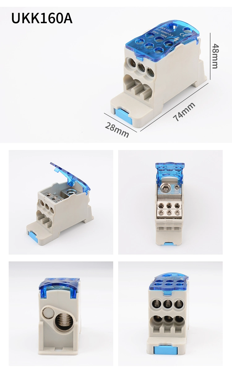 Distribution Box Ukk125 DIN-Rail Mount Terminal Block