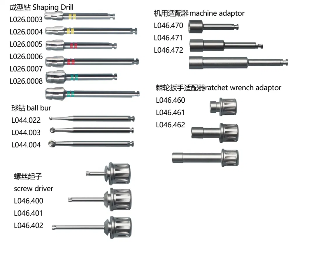 Machine Adapter for Ratchet Torx Hand Driver Implant Driver Conical Connection