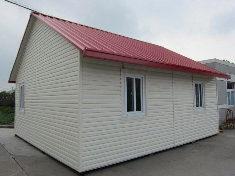 Single Storey Light Steel Structure Prefab House for Rural Area Sale