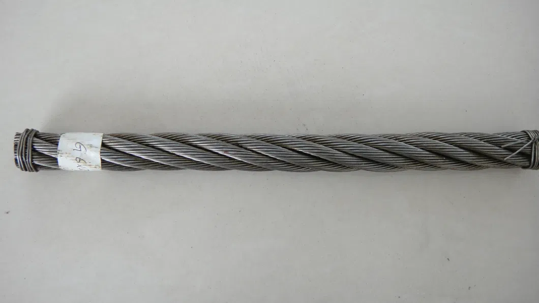 6X37+FC 7X37 Galvanized Steel Wire Rope Fiber/Steel Core Lifting Cable