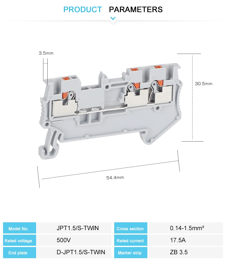 1.5mm 1 in 3 out Terminal Block Phoenix Replacement